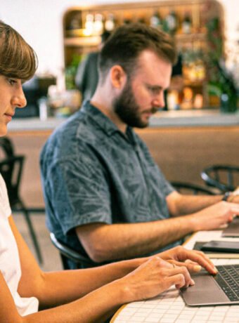 two-office-people-are-working